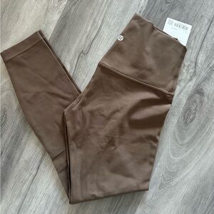 NWT Lululemon Athletica Chocolate Brown Align Leggings 6